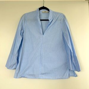 Light Blue and White Stripped Blouse